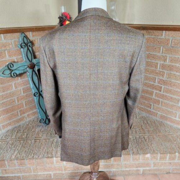 Vintage Union Made Tallia Uomo 100% Worsted Wool Sport coat Blazer Size 42L - Picture 2 of 6